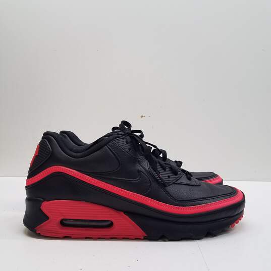 Nike Air Max 90 Undefeated Sneakers Black Red 11 image number 3