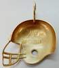 Vintage 1993 14K Yellow Gold Green Bay Packers Logo Football Helmet Pendant 3.3g image number 5
