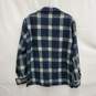 Pendleton WM's Blue Plaid Flannel Half Button Shirt Size S image number 2