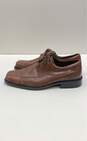 Johnson & Murphy Leather Lace Up Shoes Brown 10 image number 2
