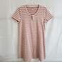 Madewell Striped Short Sleeve Retreat Dress NWT Women's Size XS image number 1
