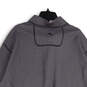 NWT Mens Steel Blue Mock Neck 1/4 Zip Long Sleeve Pullover Jacket Size 3XLB image number 4
