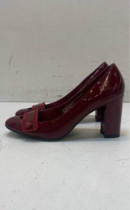 Isaac Mizrahi Burgundy Mary Jane Pump Heels Shoes Size 9.5 B alternative image