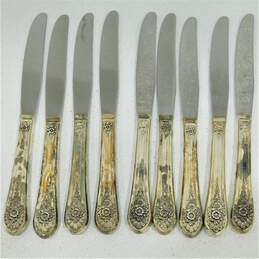 Vintage WM Rogers MFG Co. Jubilee Silver-Plated Dinner Knives Lot