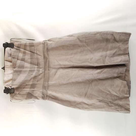 Zara Women Grey Sleeveless Mini Dress L NWT image number 2