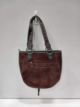 Women's American Bling Faux Leather Handbag W/ Wallet alternative image