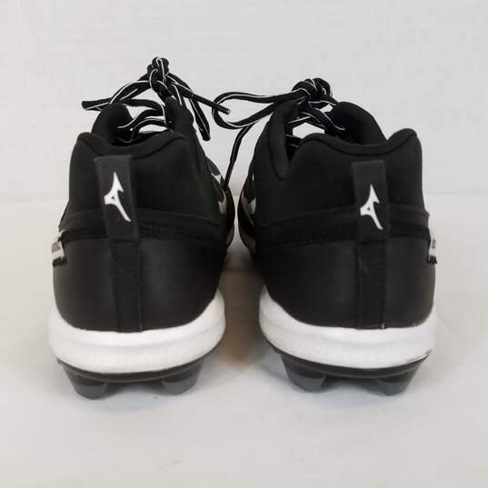 Mizuno Advanced Finch Elite 5  Men's Fastpitch Softball Cleats  Size 11.5  Color Black White image number 4