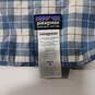 Patagonia Men's Blue Plaid Short Sleeve Button-Up Shirt Size M image number 4