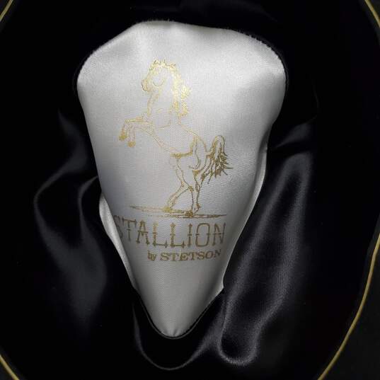 Stallion by Stetson Black XX Wool Cowboy Hat Size 7-1/8 image number 7