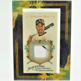 2008 Jermaine Dye Topps Allen & Ginter Framed Mini-Relics Chicago White Sox