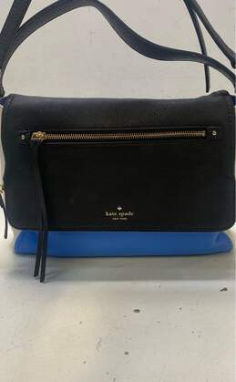 Kate Spade Color Block Leather Medium Flap Zip Crossbody Bag