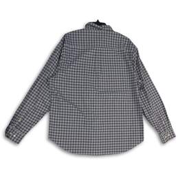 NWT Lucky Brand Mens Blue White Plaid Spread Collar Button-Up Shirt Size XXL alternative image