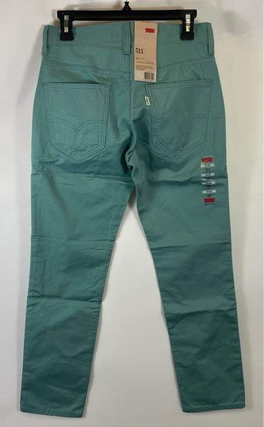 Levi's Strauss Men's Green Casual Pants Size W29 image number 2
