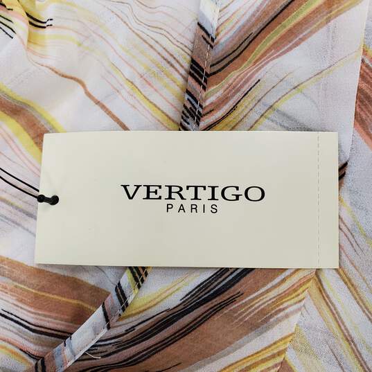 Vertigo Paris Women Multi Color Blouse M NWT image number 4