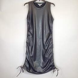 Steve Madden Women Faux Leather Dress XL NWT