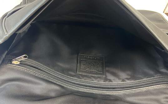 Coach Black Leather/Nylon Messenger Bag image number 5