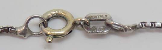 Artisan 925 Rose Quartz Point Pendant Necklace Chunky Tube Hoop Earrings & Square Spinner Ring 23.5g image number 3