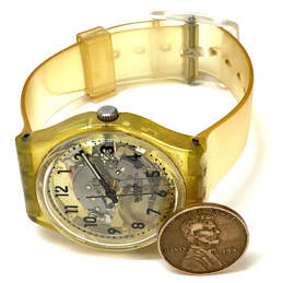 Designer Swatch Swiss AG 1994 Adjustable Strap Round Dial Analog Wristwatch alternative image