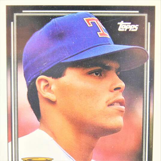 1992 HOF Ivan Rodriguez Topps Gold Winner All-Star Rookie Texas Rangers image number 2