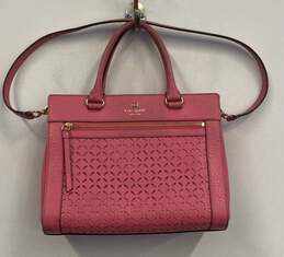 Kate Spade Perri Lane Delaney Pink Leather Shoulder Satchel Bag