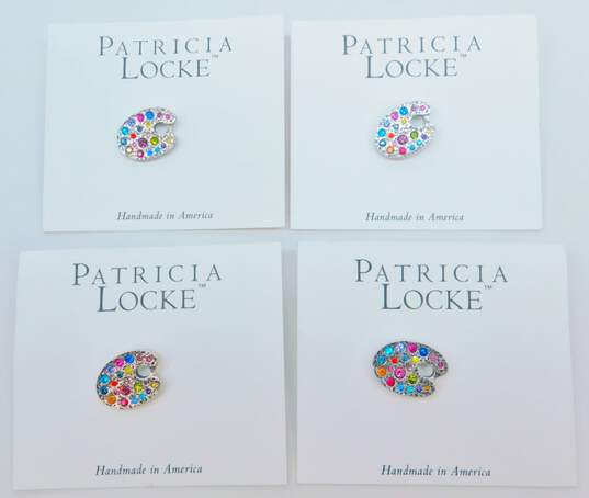 (4) Patricia Locke Marwen Chicago 20th Anniversary Artist Palette Pin 31.8g image number 1
