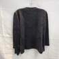 St. John Collection Black Wool Blend Open Front Cardigan Size P image number 2