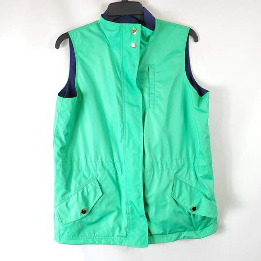 Ralph Lauren Women Blue/Green Reversible Vest Jacket M image number 1