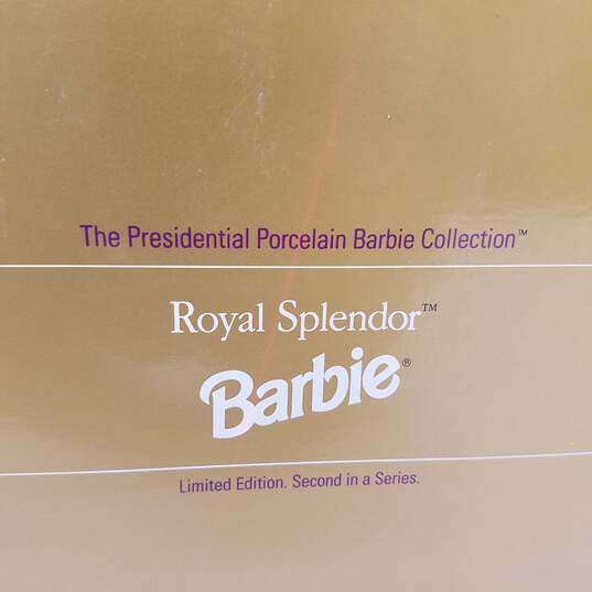 Royal Splendor Barbie, The Presidential Porcelain Barbie Collection, 1993 Mattel IOB image number 7
