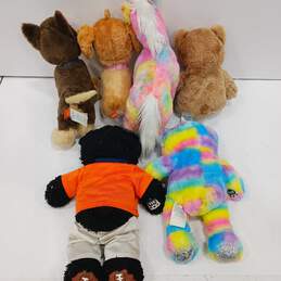 6pc Bundle of Assorted Build-A-Bear Stuffed Animals alternative image