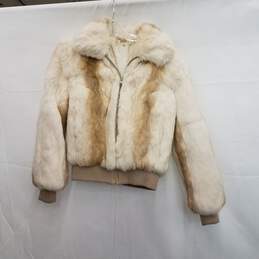 Vintage Rabbit Fur Coat Size Medium