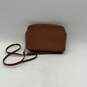 Michael Kors Womens Brown Leather Semi Chain Strap Inner Pocket Crossbody Bag image number 2