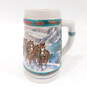 Budweiser Holiday Collection Ceramic Beer Steins Hometown Holiday Special Delivery image number 3