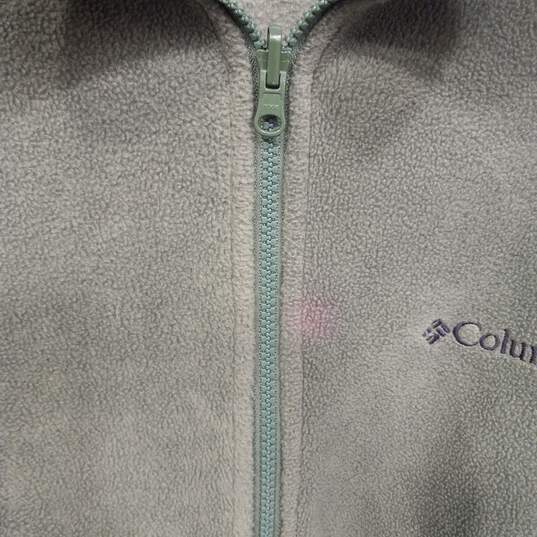 Columbia Interchange Green Full Zip Fleece Jacket Men's Size M image number 2