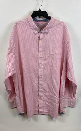 NWT Tommy Bahama Mens Pink Striped Oxford Isles Button-Up Shirt Size 3XL alternative image