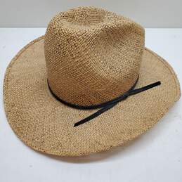 Artel Duncan & Sons Size 7 3/8 - 59 Natural Straw Hat
