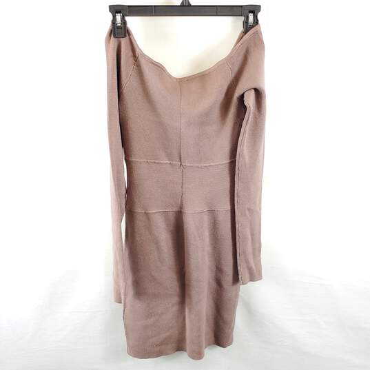 Abercrombie & Fitch Women Brown Knitted Dress S NWT image number 2