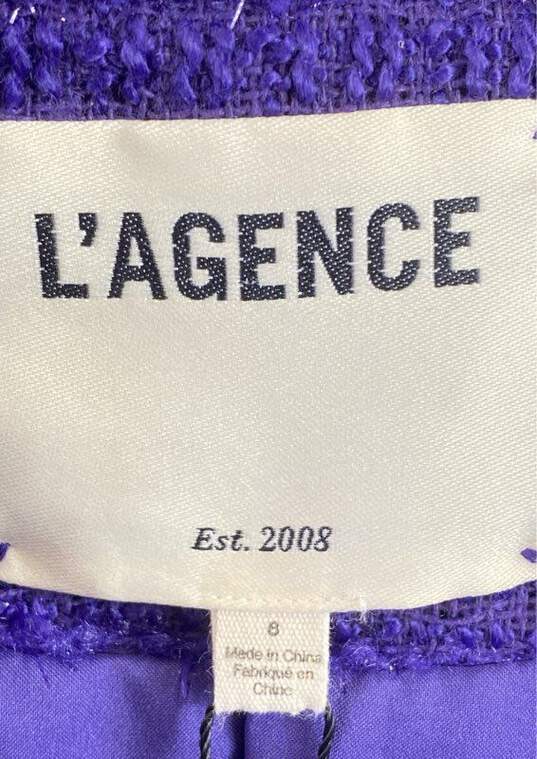 L'Agence Purple Blazer - Size 8 image number 3