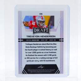 2022 Treveyon Henderson Leaf Draft Pre-Rookie Ohio St. alternative image