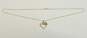 Romantic 925 Black Hills Sterling Spinel Open Heart Pendant Necklace 4.1g image number 2