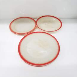 6 Vintage Fire King Plates and Bowl alternative image