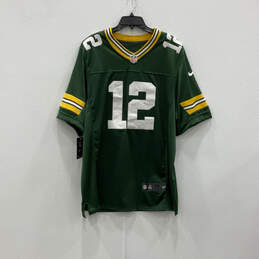 NWT Mens Green NFL Green Bay Packers Aaron Rodgers #12 Jersey Size 48