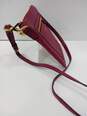 Authentic COACH Leather Crossbody Messenger Purse image number 4