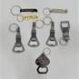 Assortment Of Bottle Cap Opener Keychains Lot Sam Adams Corona & Others image number 1