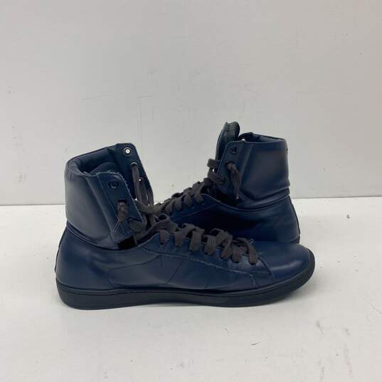 Saint Laurent Blue Sneaker Casual Shoe Men 9 image number 3