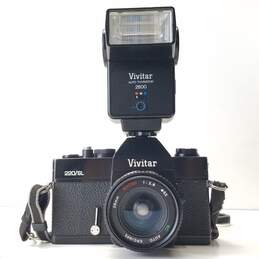 Vivitar 220/SL 35mm SLR Camera with 3 Lenses and Tele-Converter alternative image
