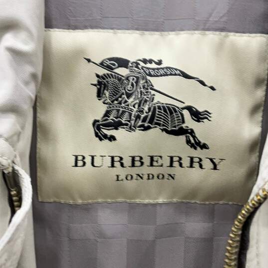 Burberry Mens Beige Long Sleeve Full-Zip Jacket Size Medium With COA image number 3