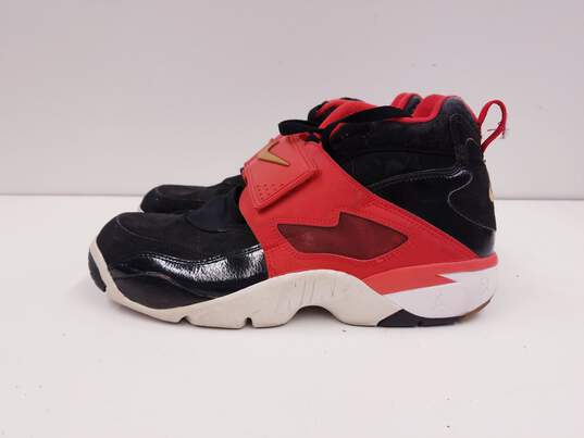 Nike Air Diamond Turf Black Gamma Orange Athletic Shoes Men's Size 10 image number 3
