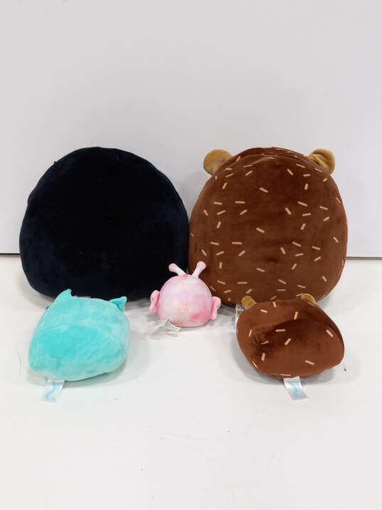 5PC Squishmallow Assorted Sized Stuffed Plushie Bundle image number 2