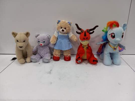 Build-A-Bear Stuffed Animals Assorted 5pc Lot image number 1