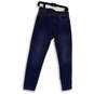 Womens Blue Denim Medium Wash Pockets Regular Fit Skinny Leg Jeans Size 28 image number 1
